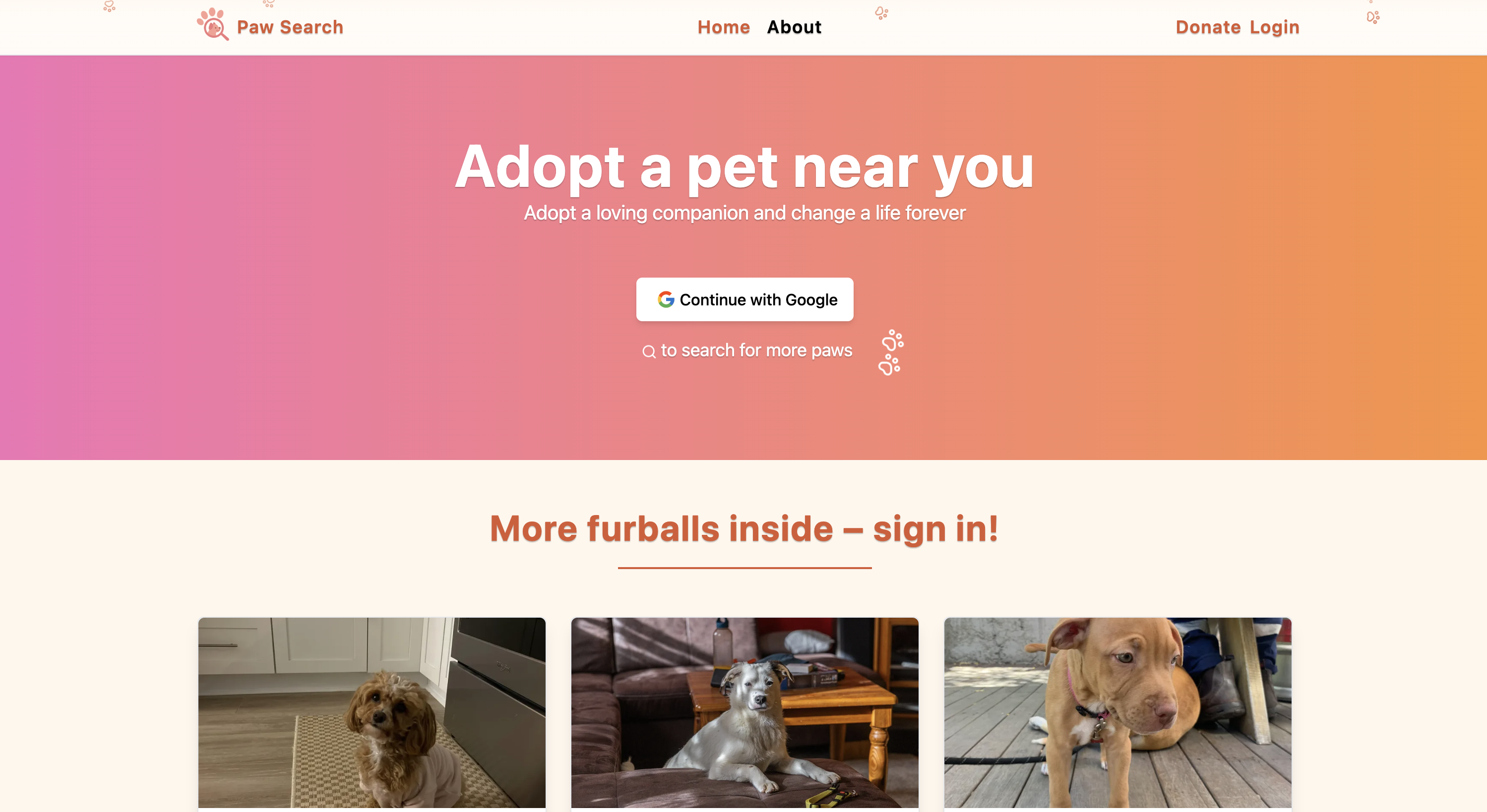 Paw Search
